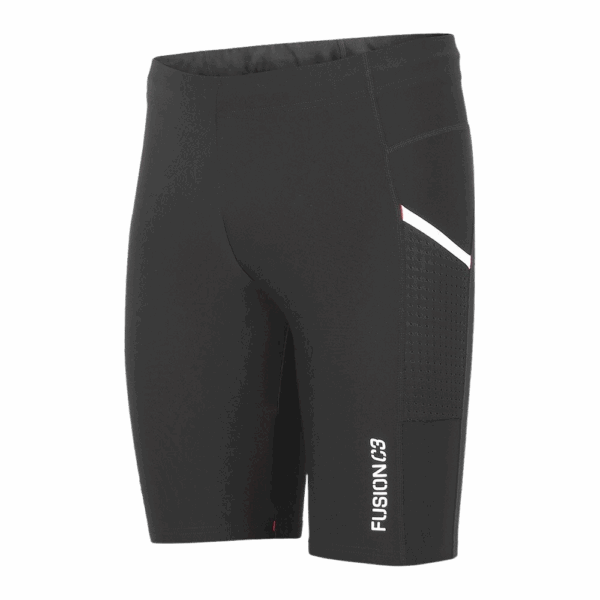 FUSION C3 SHORT TIGHTS Unisex Schwarz XXL