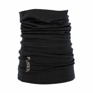FUSION MERINO NECK GAITER Unisex BLACK