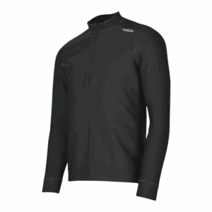 FUSION C3 LS ZIP NECK Herren Schwarz XL